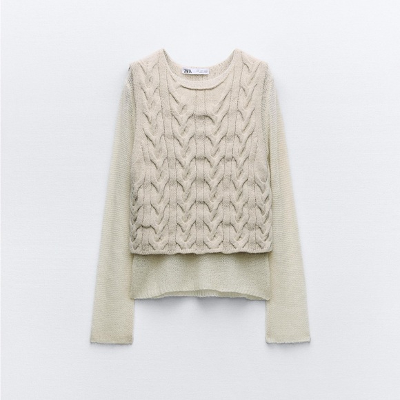 Zara Sweaters - Zara knit sweater w vest